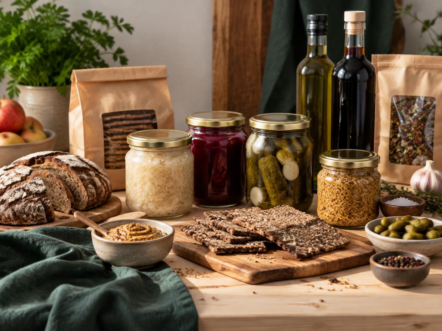 Czeskie i niemieckie produkty spożywcze